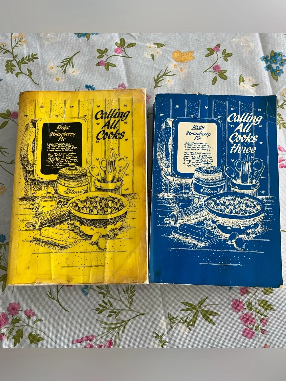 Calling All Cooks cook books 1 &3